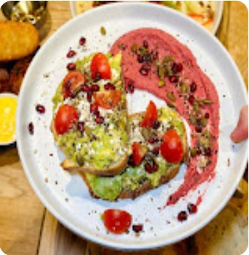 Smashed avocado