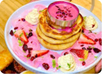 Cafe pancakes